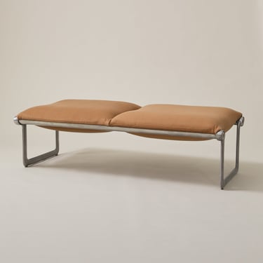 Atrio Vintage - Bruce Hannah and Andrew Morrison for Knoll Bench in Camel Cashmere