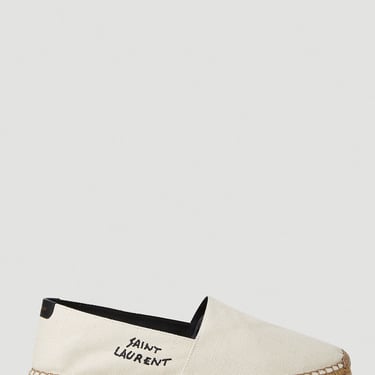 Saint Laurent Men Logo Embroidery Espadrilles