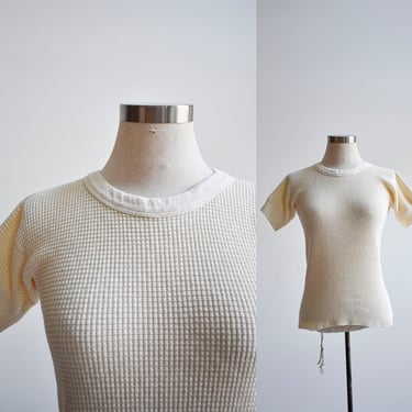 Vintage Hanes Short Sleeve Thermal Shirt 