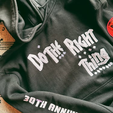 Vintage Original SIGNED Forty Acres Hoodie “Do The Right Thing”