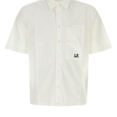 C.P. Company Man White Cotton Shirt
