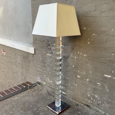 Lucite Floor Lamp