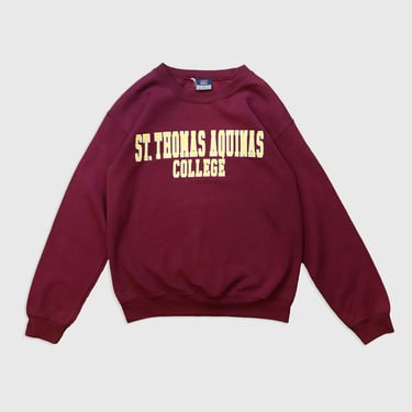 Vintage St. Thomas Aquinas College Sweatshirt Sz S