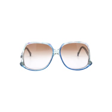 1970s Diane Von Furstenberg Drop Temple Sunglasses