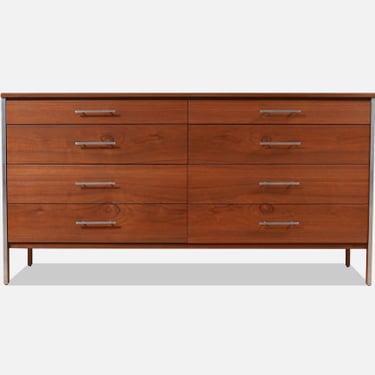 Paul McCobb "Linear Group" Walnut Dresser for Calvin Furniture