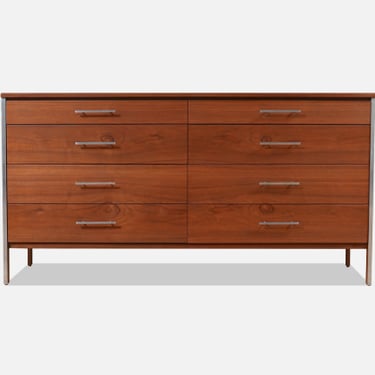 Paul McCobb "Linear Group" Walnut Dresser for Calvin Furniture