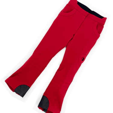 Prada Sport red neoprene and leather pants