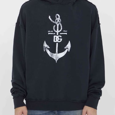 Dolce&Gabbana Men Marina Print Hoodie