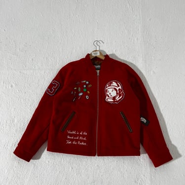 Billionaire Boys Club Helmet Varsity Jacket Sz. M DEPT1