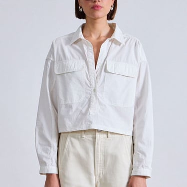 Apiece Apart Cropped Kava Top - Cream