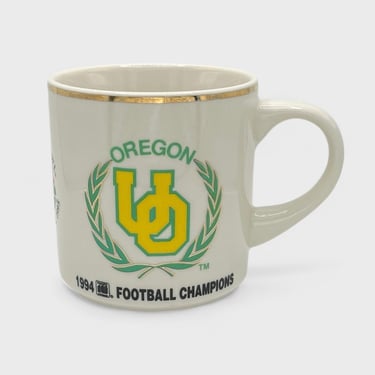 Vintage Oregon Ducks 1994 PAC-10 Football Champions Mug