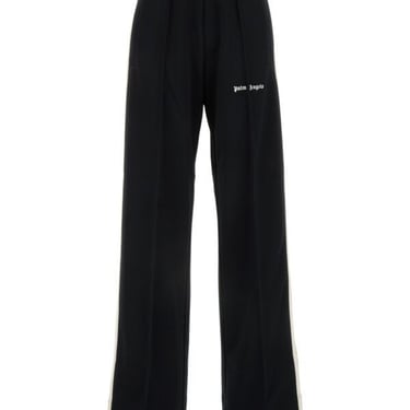 Palm Angels Women Black Polyester Joggers