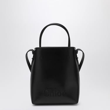 Chloé Micro Chloé Sense Black Tote Bag Women