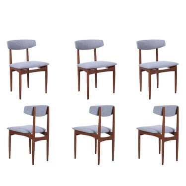 Scandinavian Modern Teak Dining Chairs