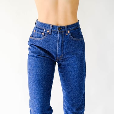 Vintage 90s LEVIS 534 Indigo Wash High Waisted Slim Fit Jeans | Made in USA | Size 28x32 | UNWORN | 1990s Levis Boho High Waist Denim Pants 