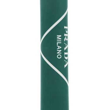 Prada Unisex Green Rubber Yoga Mat