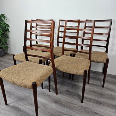 Neils Moller Model 83 Dining Chairs Set of 6