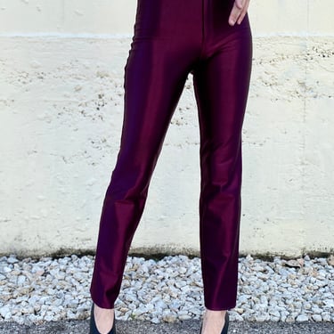 Burgundy Frederick’s Of Hollywood Disco Pants