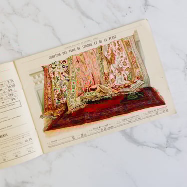 rare antique &quot;Grands Magasins du Louvre&quot; catalogue