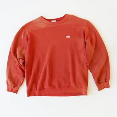 Vintage Washed Red Nike Sweatshirt