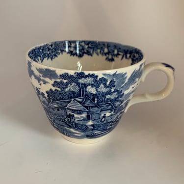 Alfred Meakin, English Village Blue Teacup 