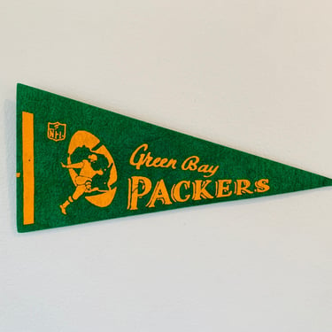 Vintage Small Green Bay Packers 9 Inch NFL Pennant 