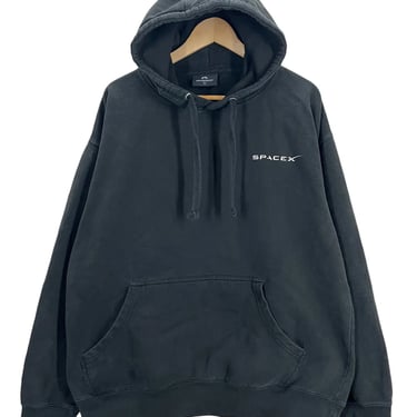 Authentic Space X Black Hoodie Sweatshirt XL