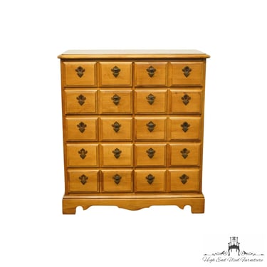 CRAWFORD FURNITURE Solid Hard Rock Maple Colonial Style 27" Accent Chest 
