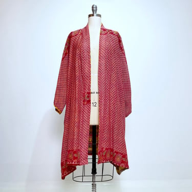 Everyday Cotton Duster in Red Lotus