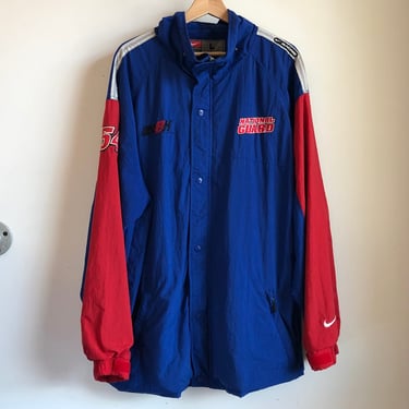 Nike BH Motorsports Coast Guard Blue & Red Windbreaker Jacket