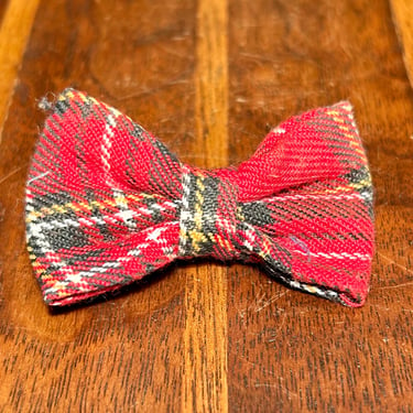 Vintage Red Tartan Plaid Hair Bow Retro Fashion Hair Accessories 