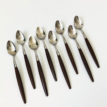 Mid Century Iced Tea Spoons by American Tempo - Set of 8 