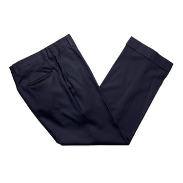 Vintage 1970s PAUL STUART Navy Wool Pants / Trousers ~ 29 Waist ~ Ivy Style / Preppy / Trad ~ 