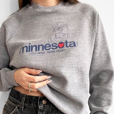 Vintage Gray Minnesota Sweatshirt