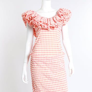 2011 S/S Gingham Ruffle Dress