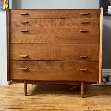 Russel Wright for Conant Ball Tall Chest/Dresser