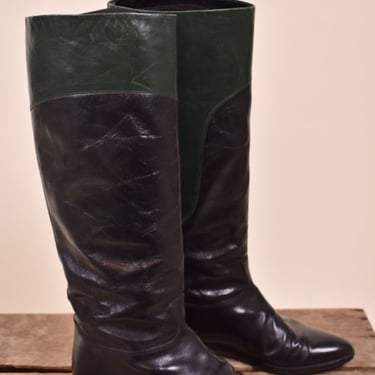 Black Riding Boots By Gucci, 7