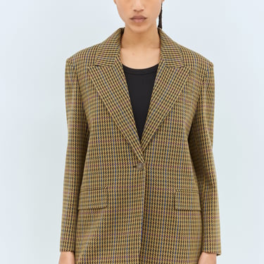 Max Mara Women Oversized Pied De Poule Blazer