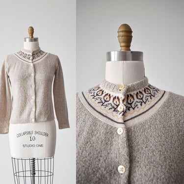 Vintage Knit Cardigan Sweater 