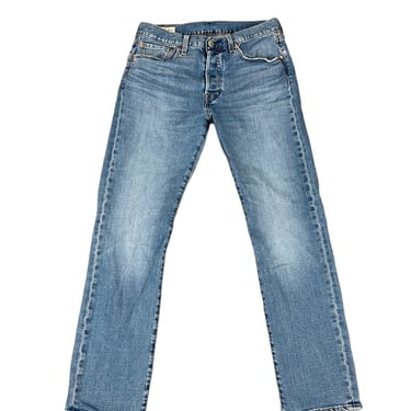 Retro Levi’s 501 Premium Big E Blue Denim Jeans Fit 30x31
