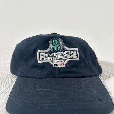 Vintage Seattle Mariners New Era 2001 Division Champions Strapback