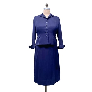 gabardine navy dress blues Super 120s Wool Gabardine Dress Trouser, Light Navy – Hertling USA main image 1