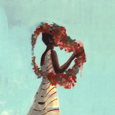 SECONDS SALE . Rose Queen . Horizontal . giclee print 