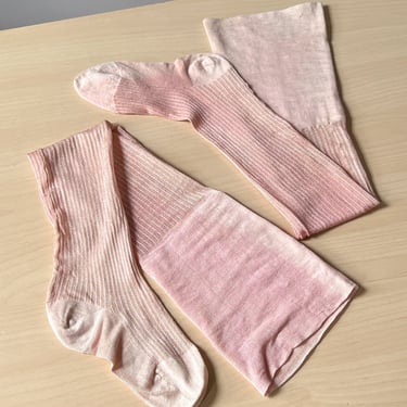 1920s Silk Knit Stockings 
