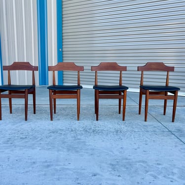 1960s Danish Modern Teak Dining Chairs by Hans Olsen for Frem Røjle - Set of 4 