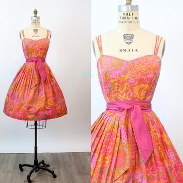 1950s VICKY VAUGHN hawaiian dress medium | new spring summer 