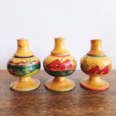 Vintage Mexican Salt and Pepper Shakers 