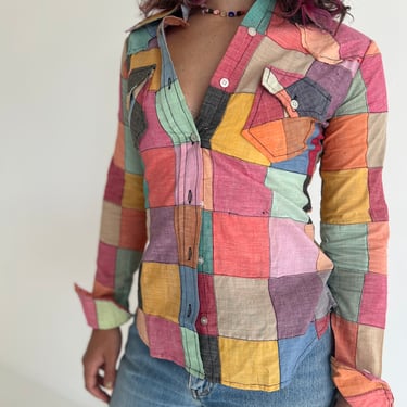 1969 Patchwork Cotton Shirt
