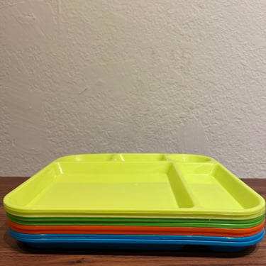 Mod Lunch Trays set of 8