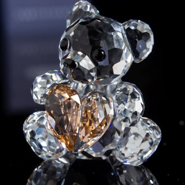 Swarovski Figurine Kris Bears 2007 Ltd. Edition From the Heart w/ Box 833420 